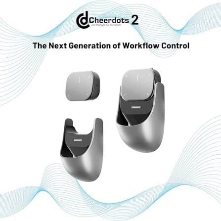 Cheerdots 2 Air Mouse wireless rimovibile con touchpad, registrazione vocale AI e design tascabile per Gaming TechPlus