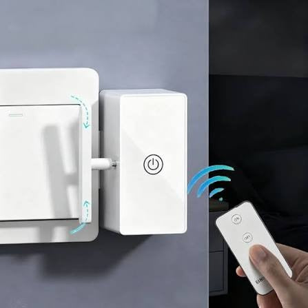 Interruttore Luce Wireless, Pulsante Smart Automatico con Telecomando, Strumento USB Ricaricabile Switch Bot TechPlus